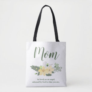 Bolso De Tela Cita floral de belleza de mamá