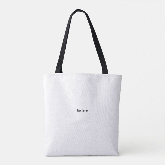 Bolso De Tela Cita inspiradora (Reverso)