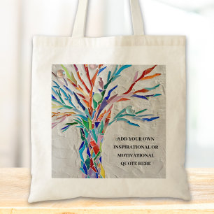 Bolso De Tela Cita inspiradora