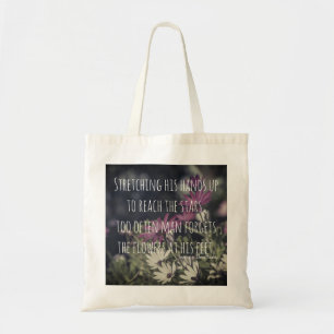 Bolso De Tela Cita inspiradora de Jeremy Bentham