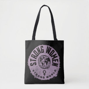 Bolso De Tela Cita Inspiradora de mujeres fuertes