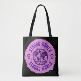 Bolso De Tela Cita Inspiradora de mujeres fuertes