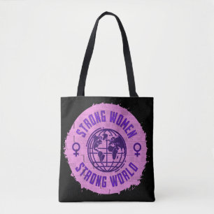 Bolso De Tela Cita Inspiradora de mujeres fuertes