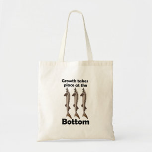 Bolso De Tela Cita Inspiradora de Pez Esturión que Habita en el