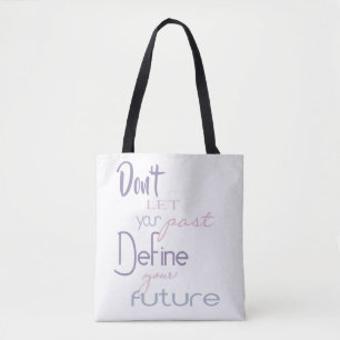 Bolso De Tela Cita inspiradora - Definir su futuro