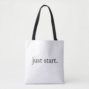 Bolso De Tela Cita Inspiradora Minimalista
