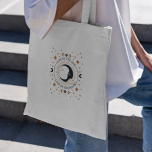 Bolso De Tela Cita mística sobre la luna