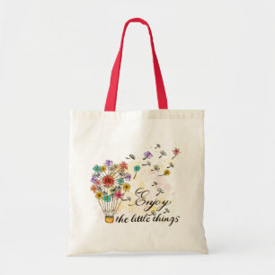 Bolso De Tela Cita motivacional de Dandelion