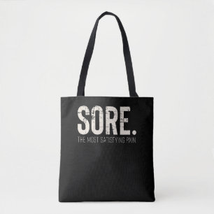 Bolso De Tela Cita motivadora de entrenamiento de gimnasio
