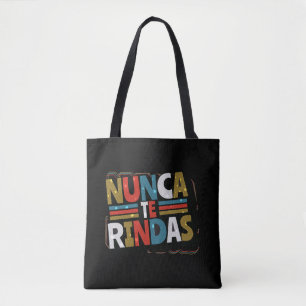 Bolso De Tela Cita nunca te rindas
