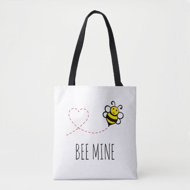 Bolso De Tela Cita personalizada de San Valentín - Personalizado (Anverso)