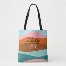 Bolso De Tela Cita positiva Inspiradora del Boho colorido y suti