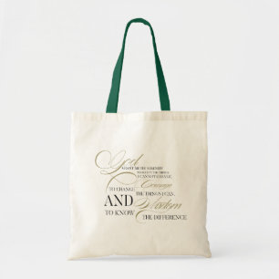 Bolso De Tela Cita Religiosa
