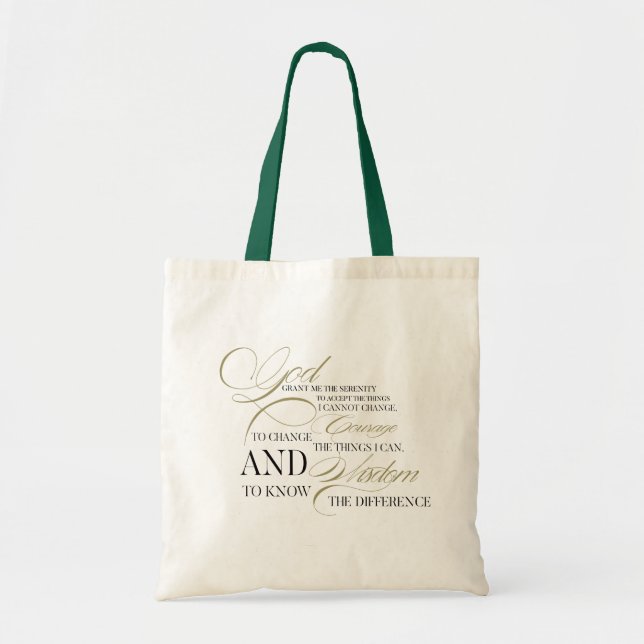 Bolso De Tela Cita Religiosa  (Frente)