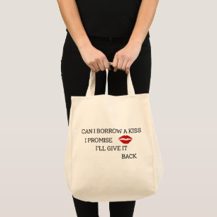 Bolso De Tela Cita Romántica Divertida