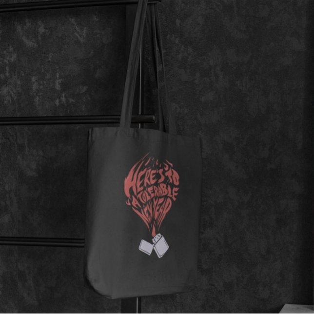 Bolso De Tela Cita tolerable para año nuevo (Subido por el creador)