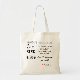Bolso De Tela Cita Tote Bag Simple Minimalista