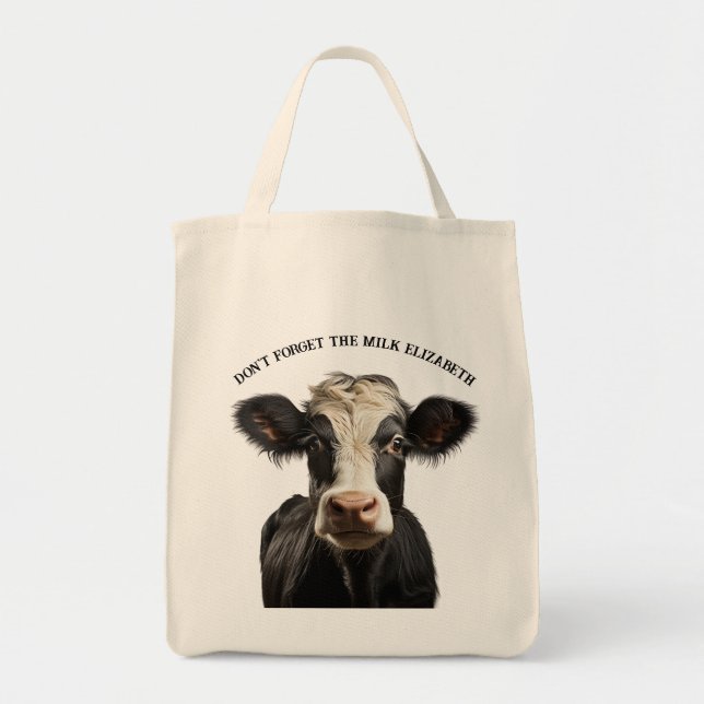 Bolso De Tela Citas de compra personalizadas divertidas (Frente)