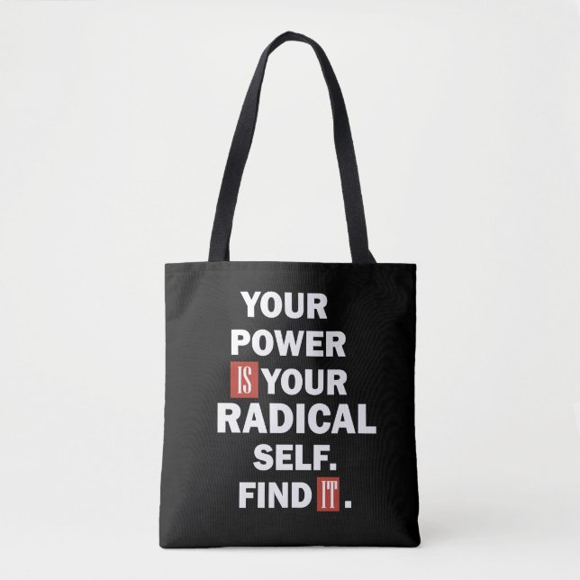 Bolso De Tela Citas de éxito de vida motivacional (Anverso)