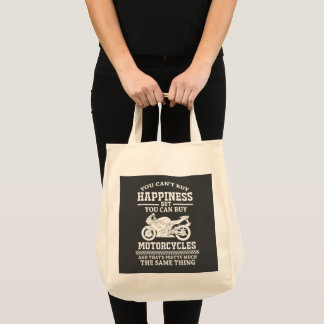 Bolso De Tela Citas de Humor de Bicicletas Comprar Motos Es Feli