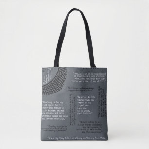 Bolso De Tela Citas de RBG - Ruth Bader Ginsburg - Tote de hombr