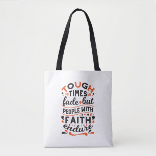 Bolso De Tela Citas de tiempos difíciles que se desvanecen pero 