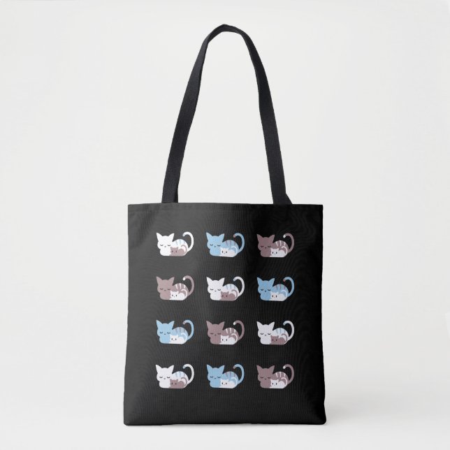Bolso De Tela Citas divertidas de gato dormido II (Anverso)