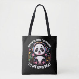 Bolso De Tela Citas divertidas de panda lindo