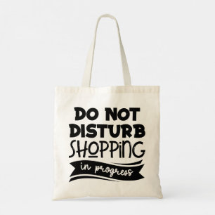 Bolso De Tela Citas divertidas de tipografía moderna