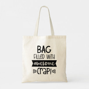 Bolso De Tela Citas divertidas de tipografía moderna