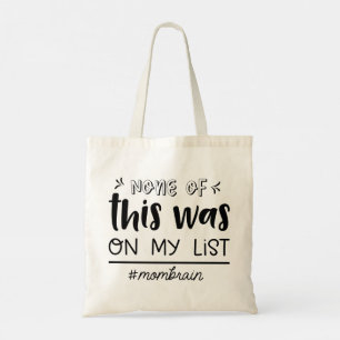 Bolso De Tela Citas divertidas de tipografía moderna