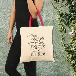 Bolso De Tela Citas divertidas únicas regalos de cumpleaños para