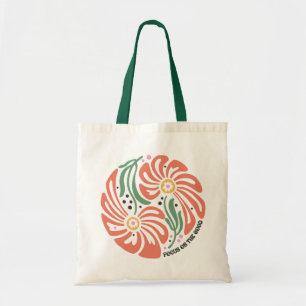 Bolso De Tela Citas Florales Boho