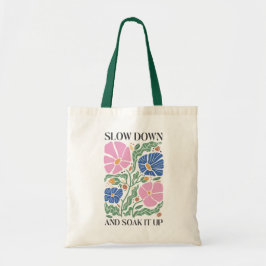Bolso De Tela Citas Florales Boho