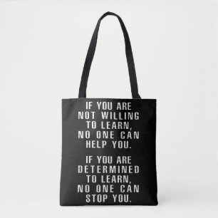 Bolso De Tela Citas motivadoras, positivas, dichos positivos