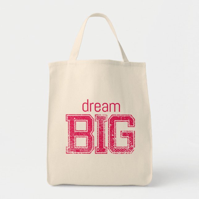 Bolso De Tela Citas positivas - SUEÑO GRANDE (Frente)