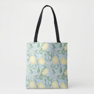 Bolso De Tela Cítrico amarillo limón fresco