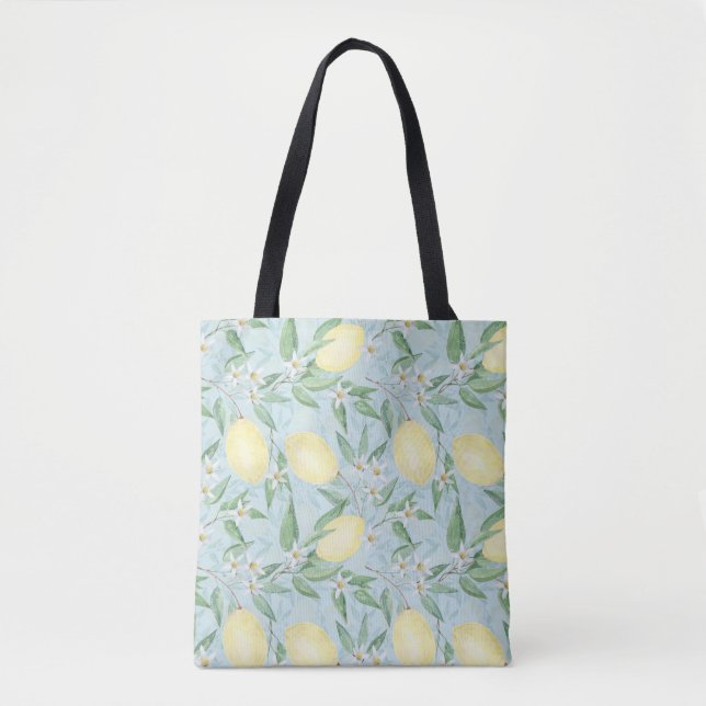 Bolso De Tela Cítrico amarillo limón fresco (Anverso)