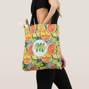 Bolso De Tela Cítricos de pomelo, lémones, extremidades y Naranj