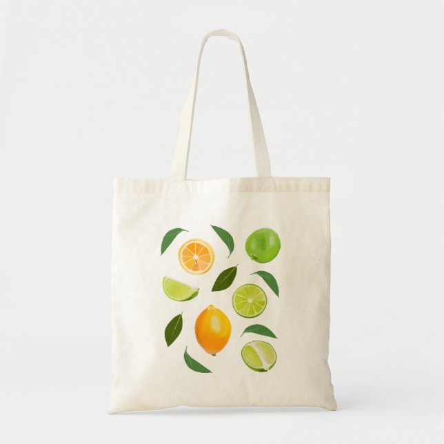 Bolso De Tela Citrus (Frente)