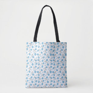 Bolso De Tela Citrus Blue Brown