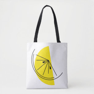 Bolso De Tela Citrus Lemon por todo el tote