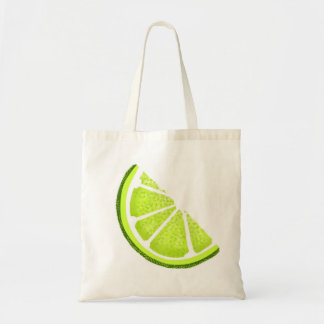 Bolso De Tela Citrus Lime Wedge Slice