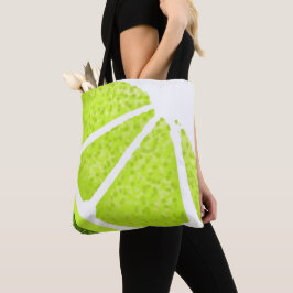 Bolso De Tela Citrus Lime Wedge Slice
