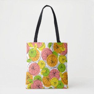 Bolso De Tela Citrus por todo el tote