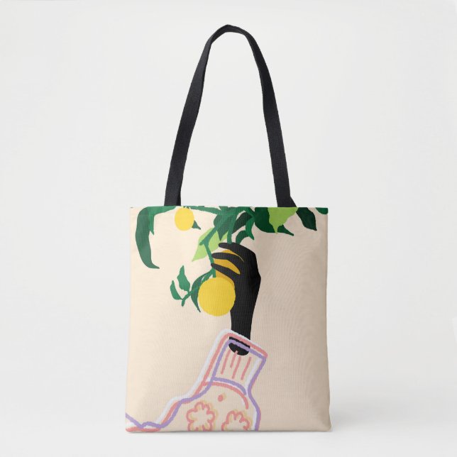 Bolso De Tela Citrus Touch (Anverso)