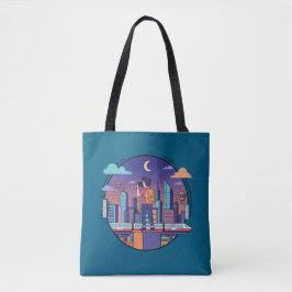 Bolso De Tela City Night Traveler