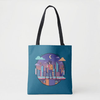 Bolso De Tela City Night Traveler