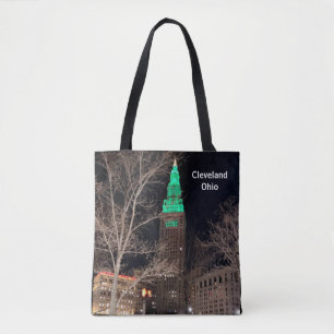 BOLSO DE TELA CIUDAD AMERICANA DE CLEVELAND OHIO