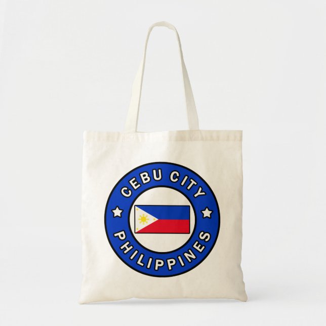 Bolso De Tela Ciudad de Cebu Filipinas (Frente)
